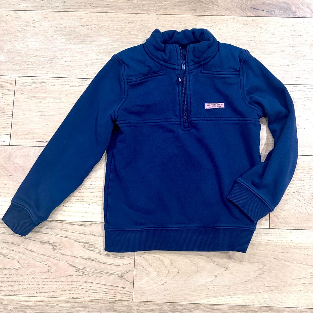 Boys vineyard vines pullover 7 Navy